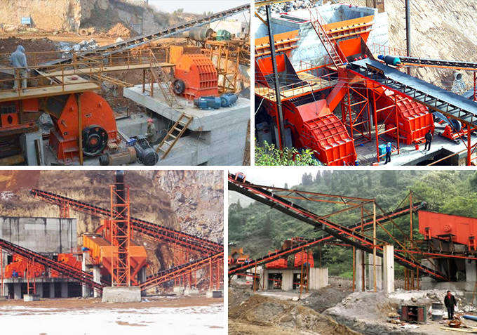 重錘式破碎機(jī)工作現(xiàn)場 重錘式破碎機(jī)工作現(xiàn)場