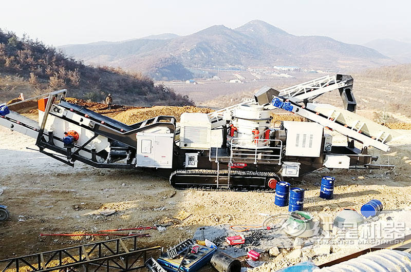 履帶式石頭破碎機船型機身,耐磨抗壓 履帶式石頭破碎機船型機身,耐磨抗壓