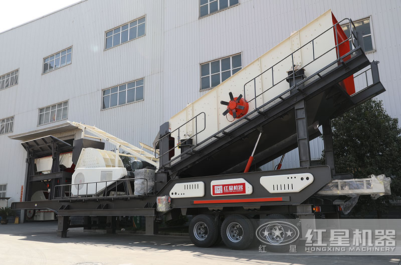 移動式建筑垃圾破碎機設備圖 移動式建筑垃圾破碎機設備圖