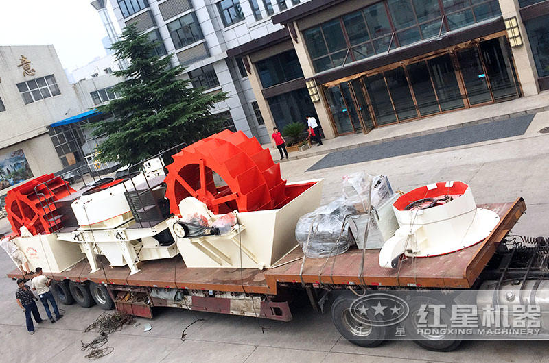 全套機制砂洗沙設(shè)備現(xiàn)貨，專車運輸并免費安裝