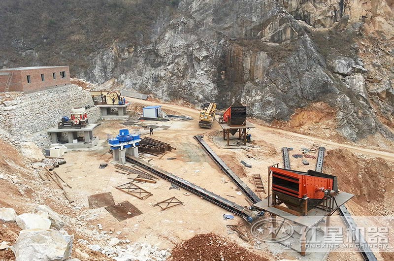 紅星制砂機工作現場圖片 紅星制砂機工作現場圖片